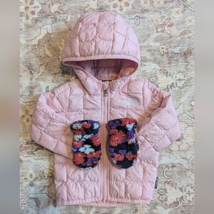 The North Face Thermoball Hooded Jacket And Fleece Mitten Bundle